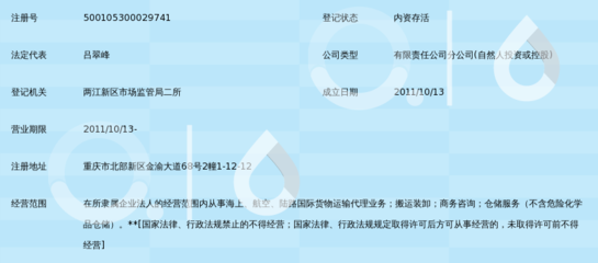 上海盈思佳德供應(yīng)鏈管理重慶分公司